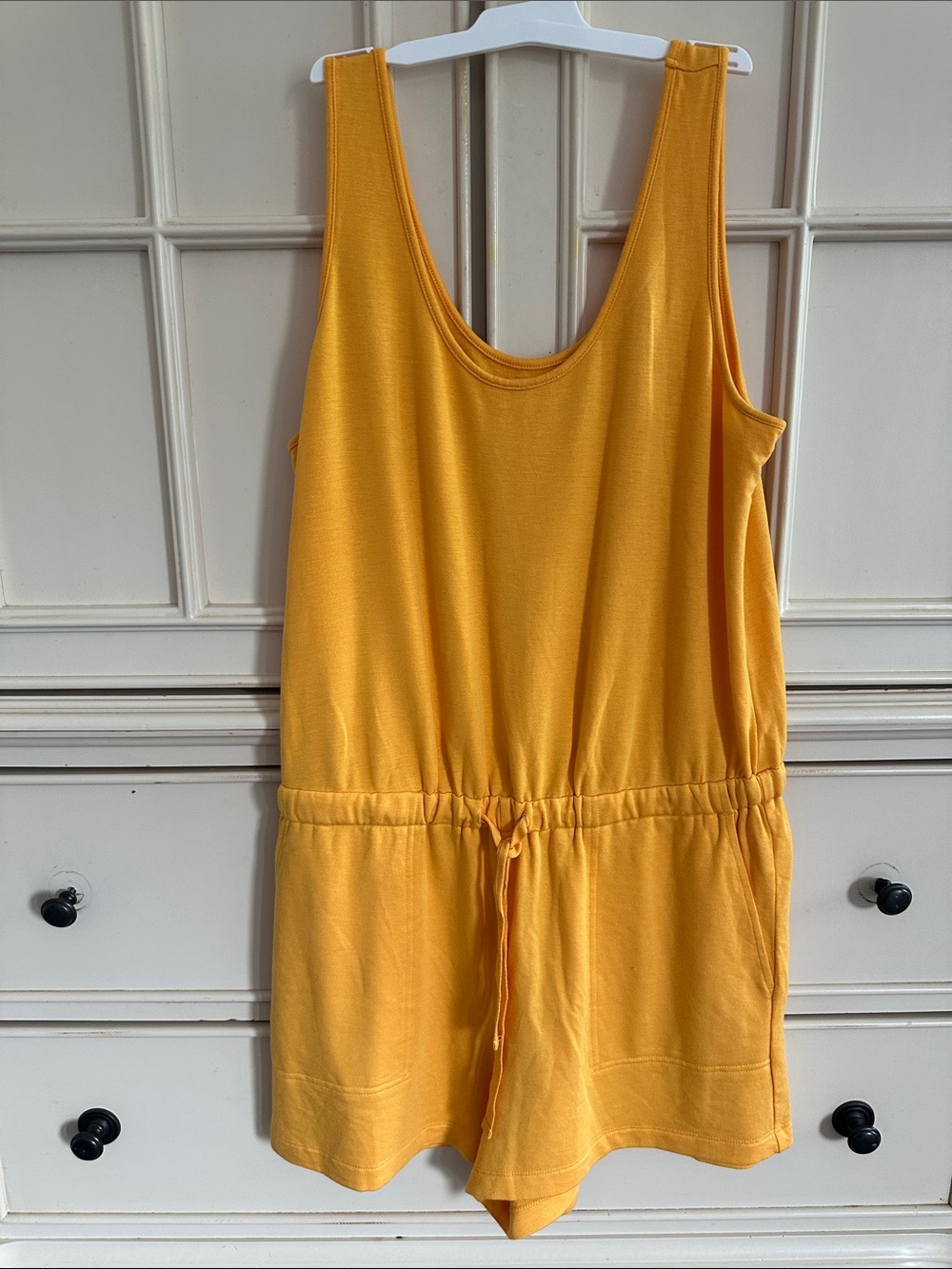 Loft Lou & Grey Sunshine Yellow Drawstring Romper